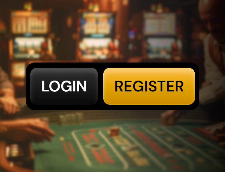 Login and account registration button