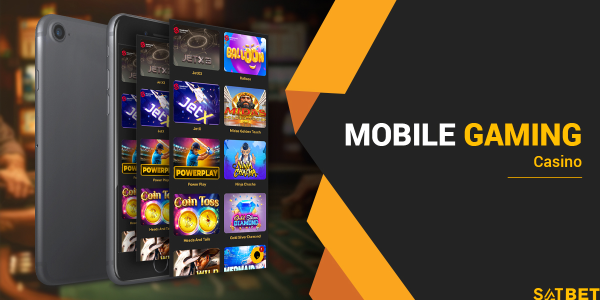 Casino in Satbet mobile app